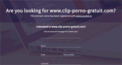 Desktop Screenshot of clip-porno-gratuit.com