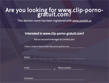 Tablet Screenshot of clip-porno-gratuit.com